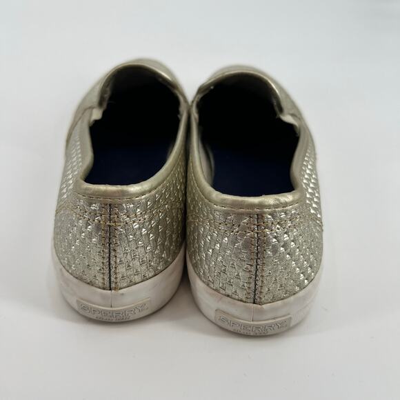 Gold Slip-On Women Shoes - Picture 5 of 8